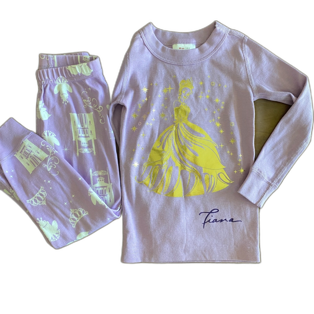 NWT Hanna Andersson Disney's Tiana Pajama Set Girls' 3